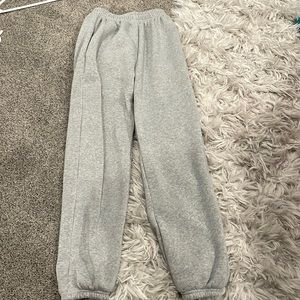 gray shein cuffed sweatpants